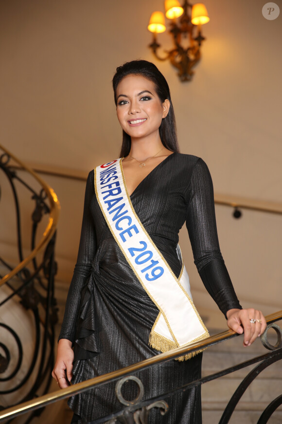 Exclusif - Rendez-vous avec Vaimalama Chaves (Miss France 2019) à l'hôtel Carlton avant la cérémonie des NRJ music awards à Cannes le 9 novembre 2019. © Sébastien Botella / Nice-Matin / Bestimage