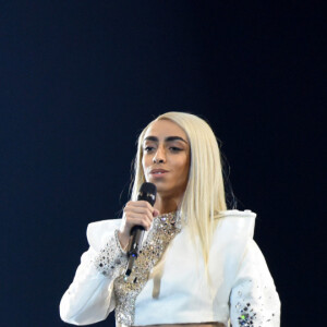 Bilal Hassani lors de l'Eurovision 2019 à Tel Aviv, Israël, le 13 mai 2019. © Persona Stars/ZUMA Press/Bestimage