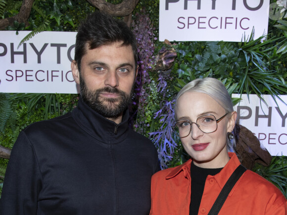 Le groupe "Madame Monsieur" (Emilie Satt et Jean-Karl Lucas) - Soirée de lancement des produits Phyto Specific de la marque Phyto à la Pause Parisienne à Paris. Le 19 novembre 2019. © Pierre Perusseau/Bestimage