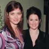 Debra Messing et Megan Mullally - Projection du premier épisode de la saison 3 de "Will & Grace". Los Angeles. Le 12 octobre 2000. © ABACA