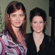   Debra Messing et Megan Mullally - Projection du premier épisode de la saison 3 de "Will &amp; Grace". Los Angeles. Le 12 octobre 2000.  © ABACA 