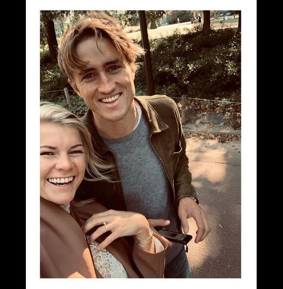 Ada Hegerberg en couple avec Thomas Rogne. Photo publiée sur Instagram le 13 octobre 2019.