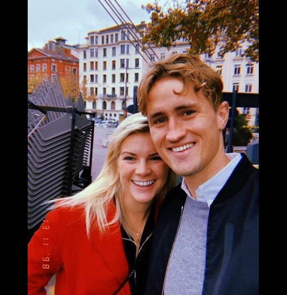 Ada Hegerberg en couple avec Thomas Rogne. Photo publiée sur Instagram le 14 novembre 2018.