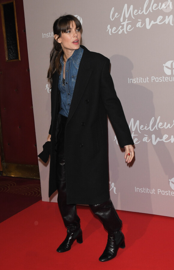 Charlotte Casiraghi - Avant-première du film "Le Meilleur reste à venir" de M. Delaporte et A. de La Patellière au cinéma Le Grand Rex à Paris, le 2 décembre 2019. © Coadic Guirec/Bestimage