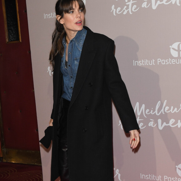 Charlotte Casiraghi - Avant-première du film "Le Meilleur reste à venir" de M. Delaporte et A. de La Patellière au cinéma Le Grand Rex à Paris, le 2 décembre 2019. © Coadic Guirec/Bestimage