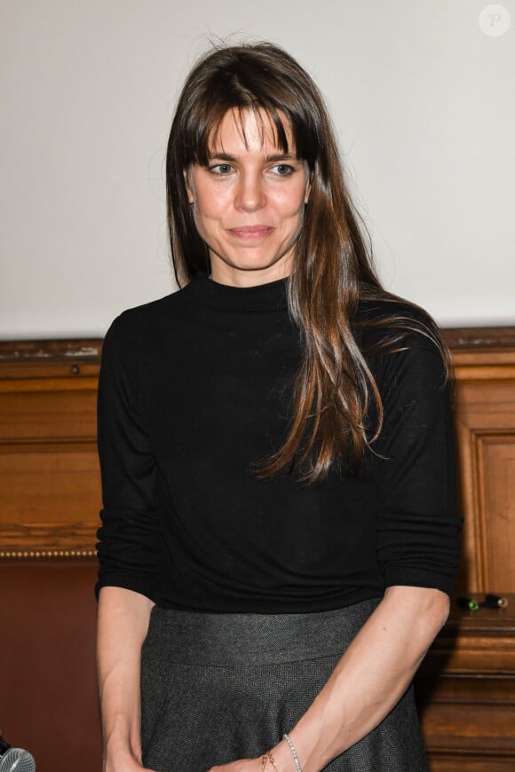 Charlotte Casiraghi préside la remise des prix du concours d'écriture Jeunesse et Francophonie Saint Exupéry à Paris le 22 novembre 2019. © Coadic Guirec / Bestimage