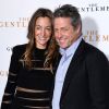 Hugh Grant et sa femme Anna Eberstein à l'avant-première du film "The Gentlemen" à Londres le 3 décembre 2019.