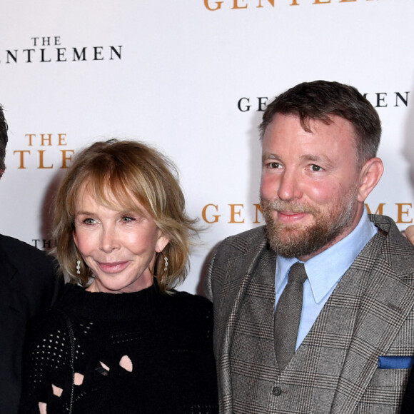 Hugh Grant, Trudie Styler, Guy Ritchie et Sting - Avant-première du film "The Gentlemen" à Londres le 3 décembre 2019.