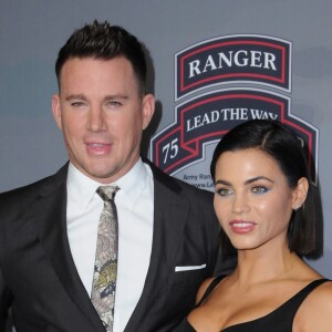 Channing Tatum et sa femme Jenna Dewan Tatum - Avant-première du film "War Dog: A Soldier's Best Friend" à Los Angeles, le 6 novembre 2017. © Birdie Thompson/AdMedia/Zuma Press/Bestimage