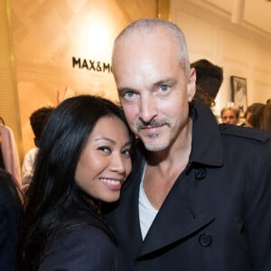 Exclusif - Christian Kretschmar et Anggun - Lancement de la collection capsule "Max & Moi vu par Valérie Benaïm" à Paris, le 20 octobre 2017. © Cyril Moreau/Bestimage