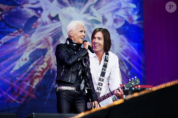 Le groupe Roxette au festival Peace & Love, à Borlange, en Suède. Le 27 juin 2012.