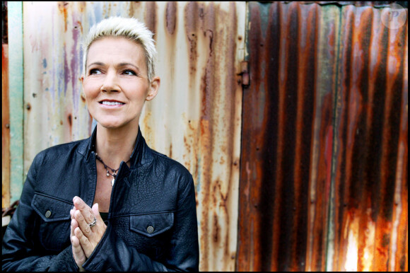 Exclusif - Rendez-vous avec la chanteuse Marie Fredriksson, du groupe Roxette, au sujet de sa vie après sa tumeur au cerveau. Le 18 mai 2006.