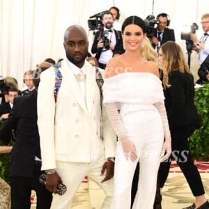 Virgil Abloh et Kendall Jenner au Met Gala 2018 à New York. Le 7 mai 2018.