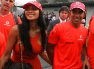 Nicole Scherzinger donne le baiser de la victoire... à son chéri Lewis Hamilton !
