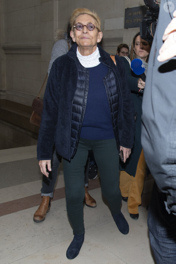 Isabelle Balkany à la sortie du tribunal de Paris le 11 décembre 2019.