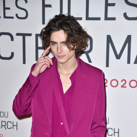 Timothée Chalamet à la première du film "Les filles du Docteur March" au cinéma Gaumont-Marignan à Paris, le 12 décembre 2019. © Giancarlo Gorassini/Bestimage