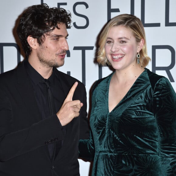 Louis Garrel et Greta Gerwig à la première du film "Les filles du Docteur March" au cinéma Gaumont-Marignan à Paris, le 12 décembre 2019. © Giancarlo Gorassini/Bestimage