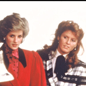 Sarah Ferguson et Diana en 1986.