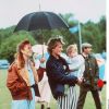 Sarah Ferguson, Diana et Harry lors d'une partie de polo à Windsor, 1987.