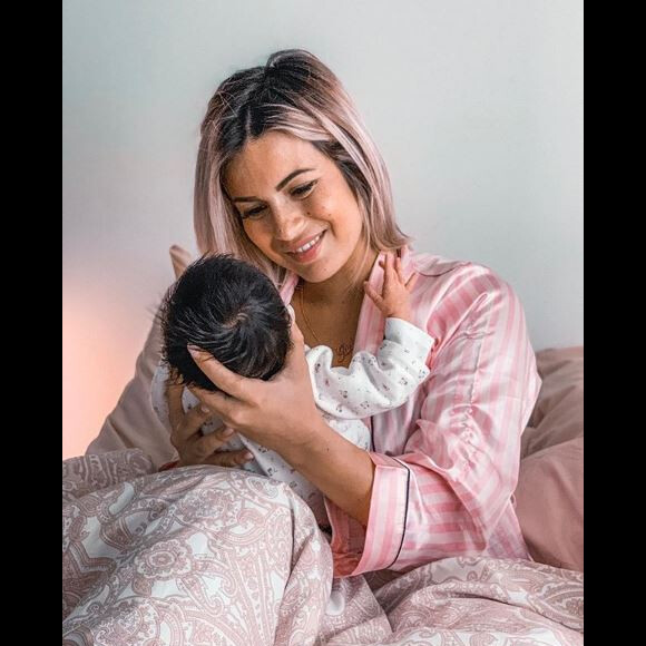 Carla Moreau et sa fille Ruby sur Instagram, le 9 octobre 2019.