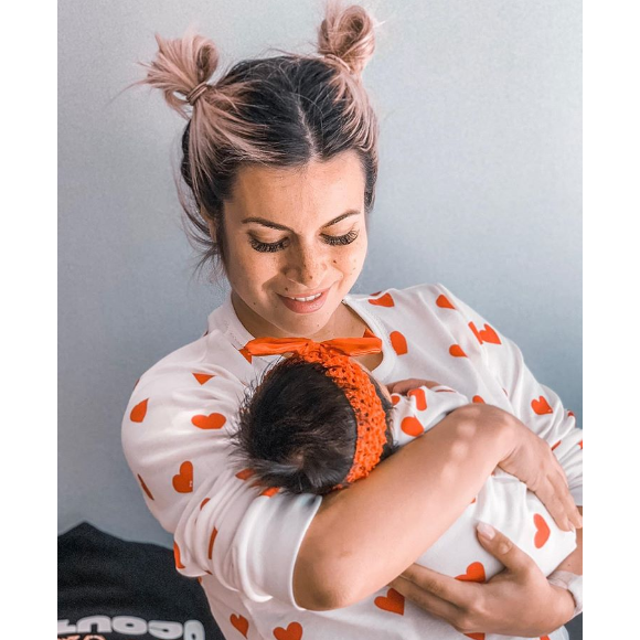 Carla Moreau et sa petite Ruby, sur Instagram, le dimanche 6 octobre 2019.