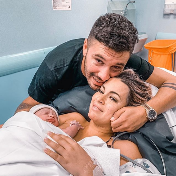 Le visage de la petite Ruby enfin dévoilé, sur instagram le 13 octobre 2019.