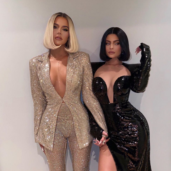 Khloé Kardashian et Kylie Jenner ont assisté à la soirée d'anniversaire de Diddy. Los Angeles, le 14 décembre 2019.