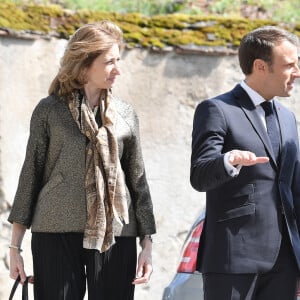 Laura Mattarella, la fille de S.Mattarella, président de l'Italie - Le président Emmanuel Macron, Brigitte Macron, le président de l'Italie Sergio Mattarella visitent le château du Clos-Lucé dans le cadre de l'hommage au 500ème anniversaire de la mort de Leonard de Vinci le 2 mai 2019. © David Nivière / Pool / Bestimage