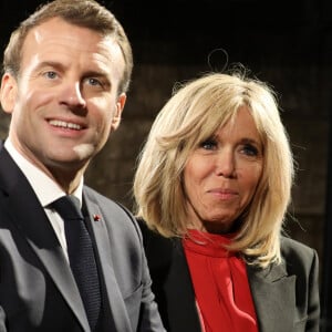 Le président de la république, Emmanuel Macron, la première dame Brigitte Macron, le président italien Sergio Mattarella et Laura Mattarella (la fille du président S.Mattarella) au Château de Chambord dans le cadre des célébrations du 500ème anniversaire de la mort de Léonard de Vinci, Loir-et-Cher, France, le 2 mai 2019.© Stéphane Lemouton / Bestimage