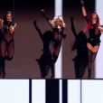 Les Pussycat Dolls sur le plateau de l'émission "X-Factor: Celebrity". Le samedi 30 novembre 2019.