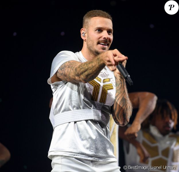M. Pokora en concert au Palais Nikaia à Nice dans le cadre de sa tournée Pyramide Tour le 15 novembre 2019. © Lionel Urman / Bestimage