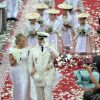 Mariage du prince Albert et Charlene Wittstock à Monaco, le 2 juillet 2011.