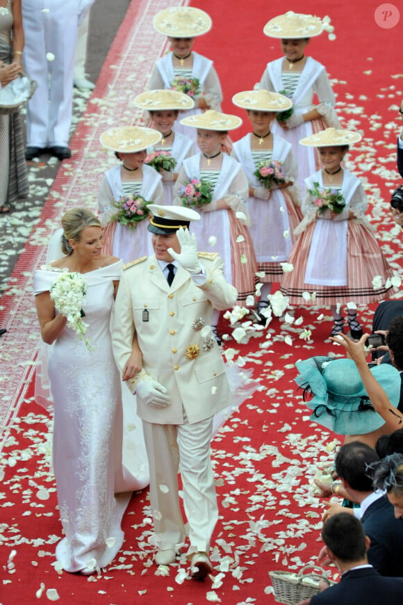 Mariage du prince Albert et Charlene Wittstock à Monaco, le 2 juillet 2011.