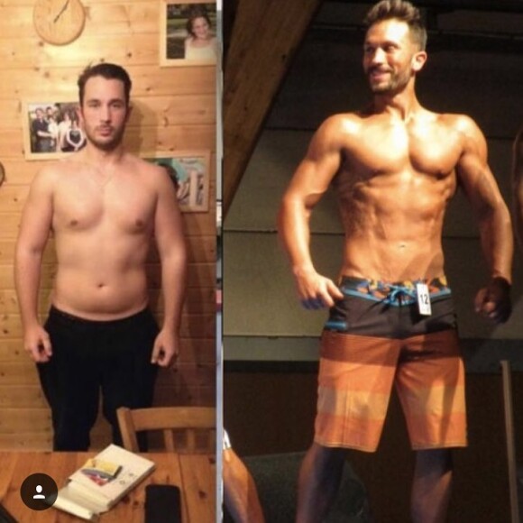 Joachim de "Mariés au premier regard 2020" montre son incroyable transformation physique sur Instagram, le 28 février 2018