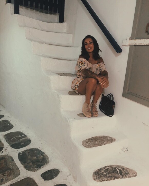 Sarah de "Mariés au premier regard 2020" à Mykonos, en Grèce, le 29 septembre 2019