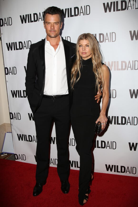Fergie et son mari Josh Duhamel - People au WildAid 2015 à Beverly Hills le 7 novembre 2015.
