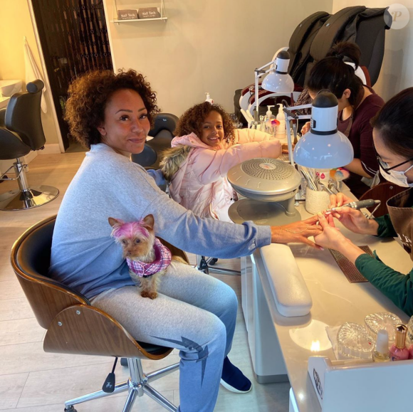 Mel B et sa fille Madison. Novembre 2019.
