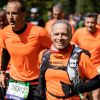 Le journaliste Samuel Étienne court le Marathon de Paris 2019. Paris, le 14 avril 2019. ©Yoann Rochette / Bestimage