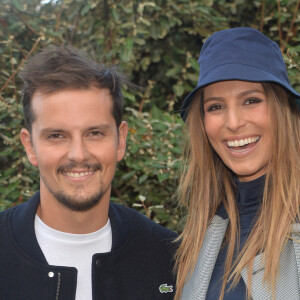 Laury Thilleman (Miss France 2011) et son compagnon Juan Arbelaez - People au défilé Lacoste Collection Prêt-à-Porter Printemps/Eté 2020 lors de la Fashion Week de Paris, le 1er octobre 2019. © Veeren Ramsamy-Christophe Clovis/Bestimage