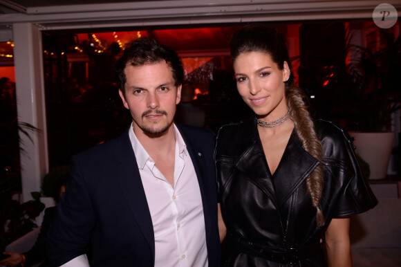 Laury Thilleman (Miss France 2011) et son compagnon Juan Arbelaez à la soirée "Orange" sur la plage de l'hôtel Majestic lors du 72ème Festival International du Film de Cannes, le 18 mai 2019. © Rachid Bellak/Bestimage