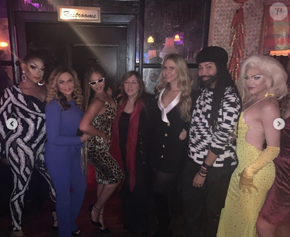 Beyoncé et sa mère Tina Knowles ont assisté à la soirée de Noël des marques Lorraine Schwartz et Ofira. Décembre 2019.