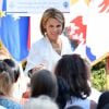 Laura Tenoudji Estrosi - Hommage de la ville de Nice aux victimes de l'attentat du 14 juillet 2016, au Musée Masséna à Nice. Le nom de chacune des victimes a été annoncé avant la minute de silence.