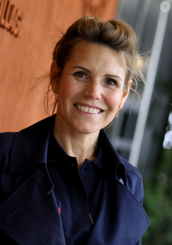 Laura Tenoudji au village lors des internationaux de France de Tennis de Roland Garros 2019 à Paris, France, le 27 mai 2019. © Jacovides-Moreau/Bestimage