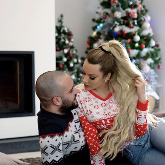 Laura Lempika et Nikola Lozina annoncent leurs fiançailles - 25 décembre 2019, Instagram