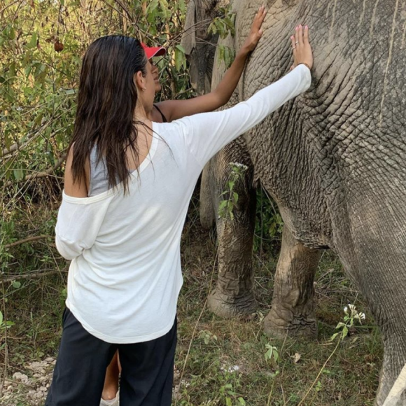 Karine Le Marchand en voyage en famille au Cambodge - Instagram, 29 décembre 2019