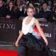 Lily-Rose Depp à la première du film "The King" lors du festival du film de Londres (BFI LFF) à l'Odeon Luxe le 3 octobre 2019.