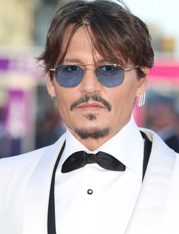 Johnny Depp - Tapis rouge du film "Waiting for the Barbarians" avant la cérémonie d'hommage à J. Depp pour l'ensemble de sa carrière lors du 45ème festival du Cinéma Américain de Deauville le 8 septembre 2019. © Denis Guignebourg/Bestimage