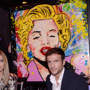 Exclusif - Caroline Receveur et son compagnon Hugo Philip - Les célébrités assistent au dîner de gala de l'association "Make a wish" au Pavillon Potel et Chabot à Paris. Le 9 décembre 2019 © Rachid Bellak / Bestimage
