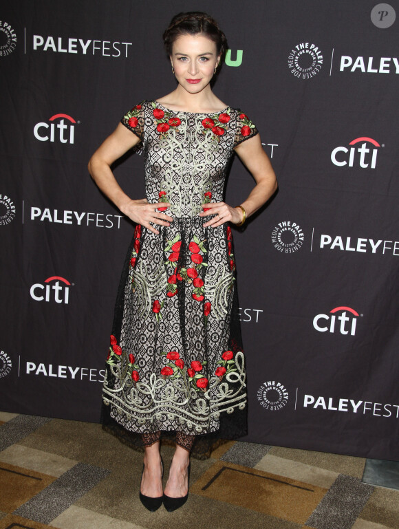 Caterina Scorsone à la soirée PaleyFest: Grey's Anatomy au théâtre The Dolby à Hollywood, le 19 mars 2017 © CPA/Bestimage