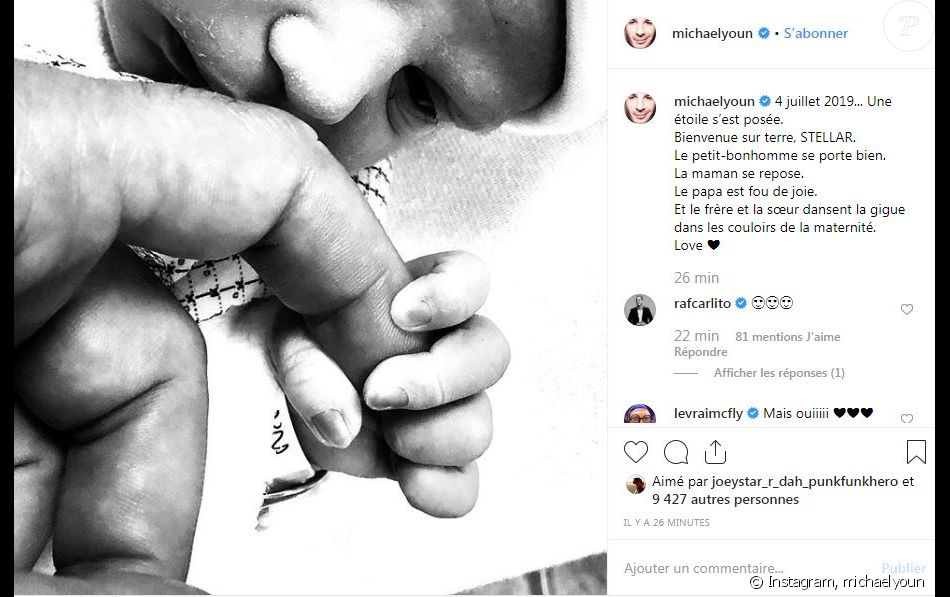 Michael Youn Annonce La Naissance De Son Deuxieme Enfant Un Petot Garcon Prenomme Stellar Le 4 Juillet 19 Purepeople Michael Youn Annonce La Naissance De Son Deuxieme Enfant Un Petot Garcon Prenomme Stellar Le 4 Juillet 19 Purepeople